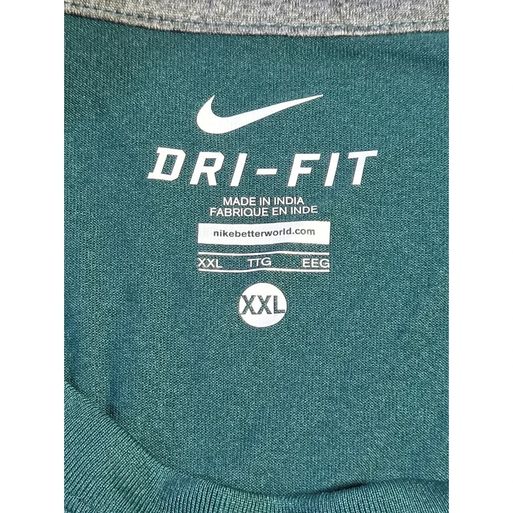 Nike Philadelphia Eagles‎ Dri-FIT Shirt XXL Teal Green Graphic Tee 605905-339